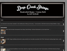 Tablet Screenshot of deepcreekstrings.com